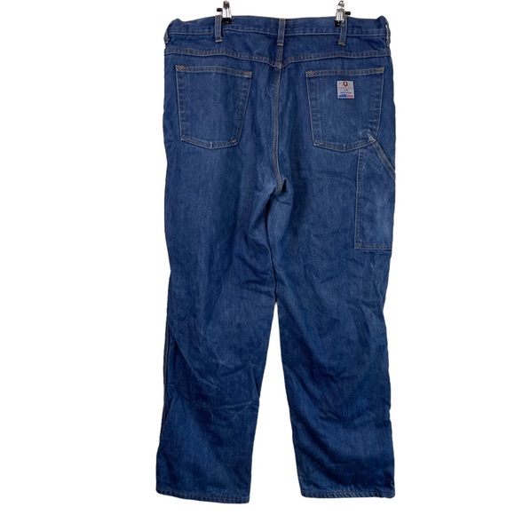 Tyndale Firefighter Fire Resistant Flame Retardant Lined Denim Jeans Made in USA - Picture 2 of 16